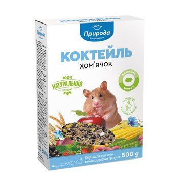 Корм для грызунов Коктейль "Хомячок" корм для хомяков 500 г, Природа PR740046 фото