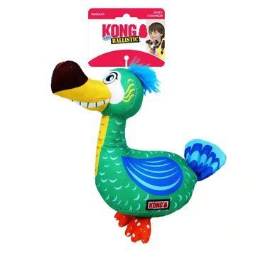 Игрушка для собак Конг KONG Ballistic Vibez Birds Птичка с пискавкой, размер M/L (в ассортименте) 503448 фото