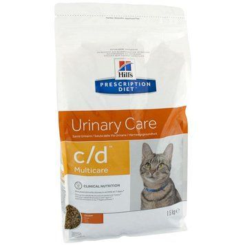 Hills Prescription Diet Urinary Care c/d Multicare Chicken корм для нижних мочевывод путей у кош 10кг 9044 фото