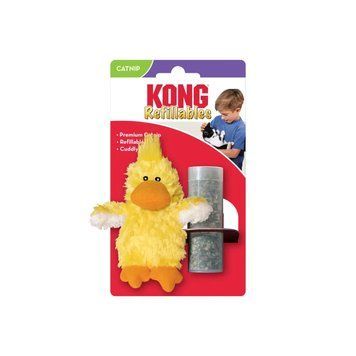 Игрушка для кошек Конг KONG Cat Refillables Duckie Утенок с кошачьей мятой (с переменным наполнением) 10092 фото