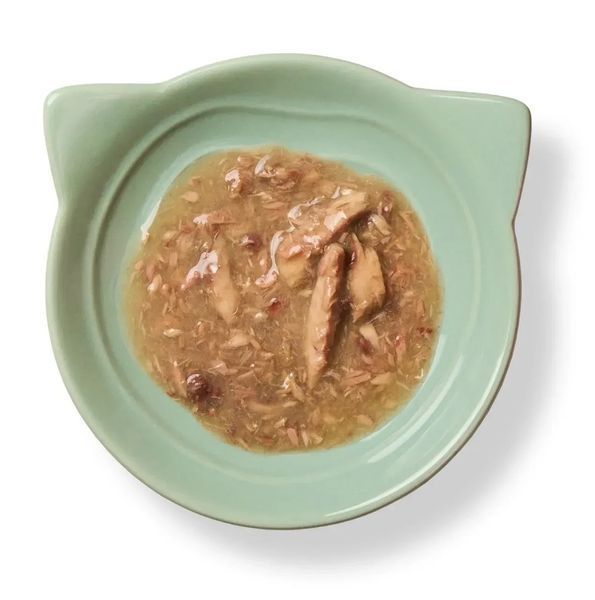 Вологий корм Natural Kitty Meat Lover Mackerel And Tuna In Gravy додатковий корм для котів тунець з скумбрією у соусі, 70 г вNKT240304 фото