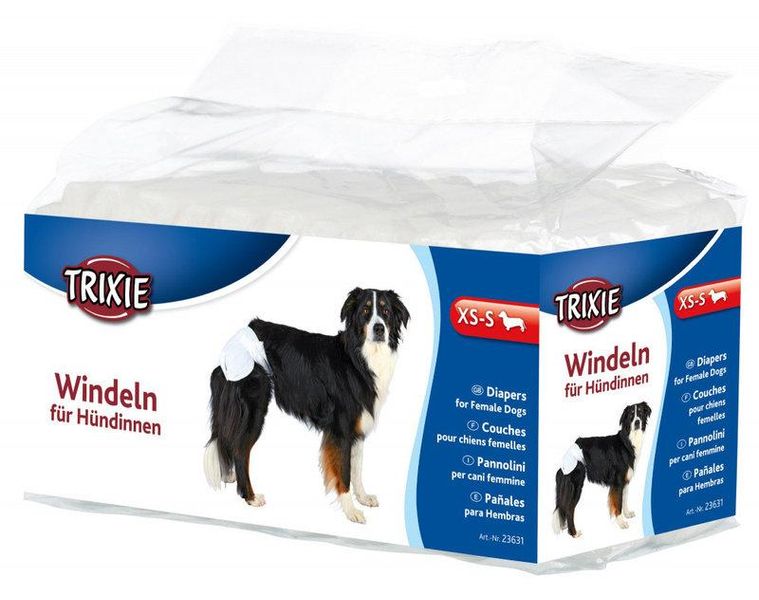Trixie TX-23632 памперси для собак 12шт (S-M) (28-40 см) TX23632 фото
