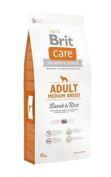 Сухой корм для взрослых собак средних пород Брит Brit Care Adult Medium Breed Lamb & Rice, 12 кг 132709/9928 фото
