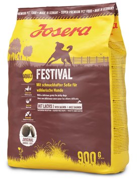 Сухой корм Josera Festival (Йозера Фестивал) с вкусным соусом для требовательных собак, 900 г 901478 фото