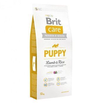 Сухой корм для щенков всех пород Brit Care Puppy Lamb & Rice с ягненком 12 кг 132700/9799 фото