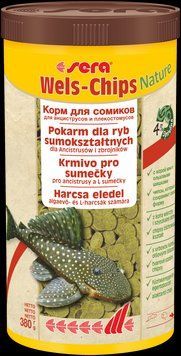 Корм для рыб Sera Catfish Chips Nature (Сера КэтФиш) чипсы для сомиков 1000 мл (380 г) х00508 фото