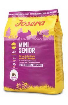 Сухий корм Josera MiniSenior (Minivita) з лососем для малоактивних собак мініатюрних порід з 8-го року життя, 3 кг 901471 фото