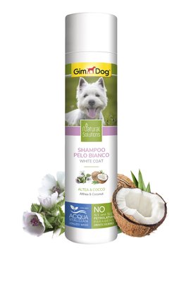 GimDog Natural Solutions шампунь 250 мл для собак з білою шерстю 8840 фото