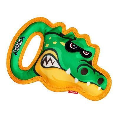 Игрушка для больших собак Крокодил с пищалкой GiGwi MIGHTY CHALLENGE M 25 см Collar2235 фото