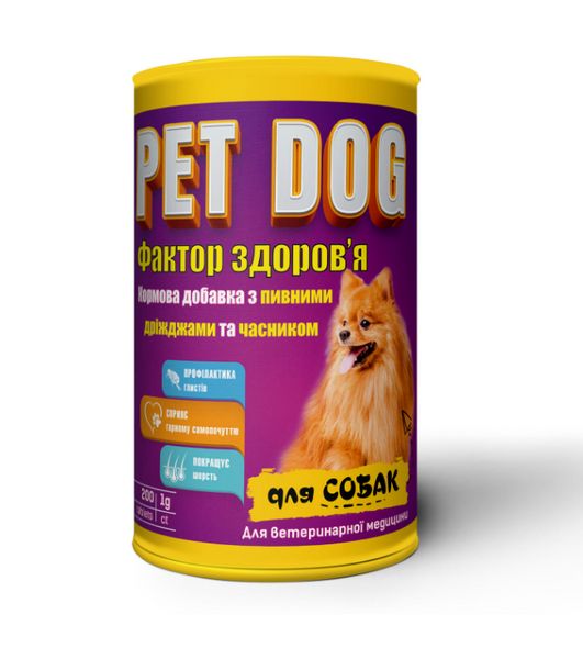 Вітаміни PET DOG "Фактор здоров'я" (Круг) Кру16175 фото