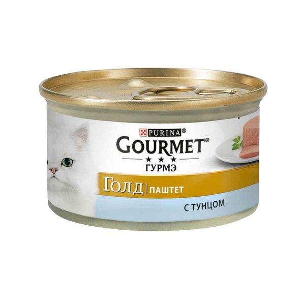 Консерва для кошек Gourmet Gold (Гурме Голд) паштет с тунцом 85 г Purina 381029 фото