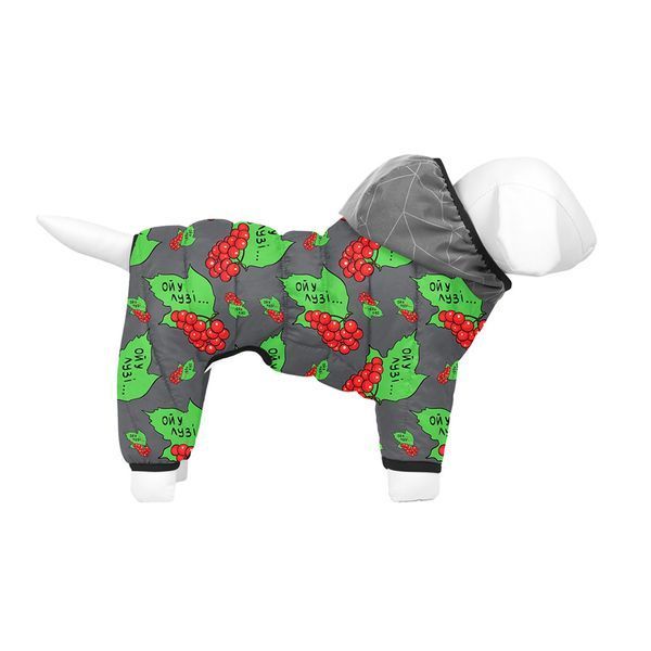 Комбинезон для собак&nbsp;WAUDOG Clothes рисунок "Калина", S40, В 58-61 см, С 33-38 см 5440-0228 фото