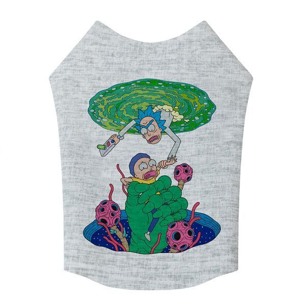 Майка для собак WAUDOG Clothes, рисунок "Рик и Морти 3", XS25, B 35-40 см, С 20-25 см 292-0282 фото
