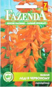 Семена цветов Шалфей леди в красном (однолетний) 0.3 г FAZENDA 21733 фото