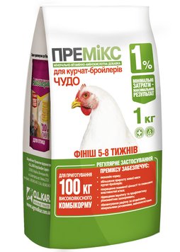 Премікс Чудо 1% для бройлерів 1 кг (5-8 тижнів) O.L.KAR. 2183 фото