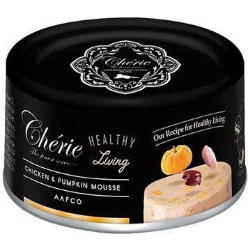 Влажный корм Cherie Healthy Living Chicken&Carrot для кошек мусс с курицей и тыквой 80 г вCHT21706 фото