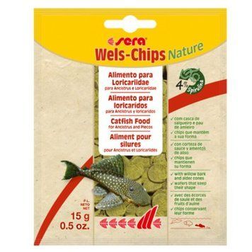 Корм для рыб Sera Catfish Chips Nature (Сера КэтФиш) чипсы для сомиков 15 г х00513 фото