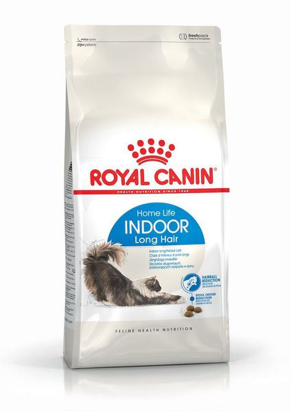 Сухой корм Royal Canin Indoor Long Hair для домашних длинношерстных кошек от 1 до 7 лет на вес 1 кг 70017 фото