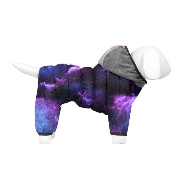 Комбінезон для собак WAUDOG Clothes малюнок "NASA21", XS22, В 29-31 см, С 19-21 см 5422-0148 фото