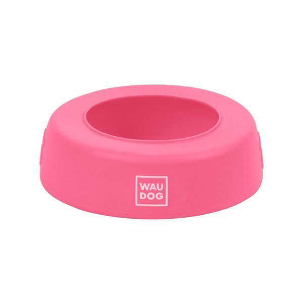 Миска-непроливайка WAUDOG Silicone, 750 мл розовый 50787 фото