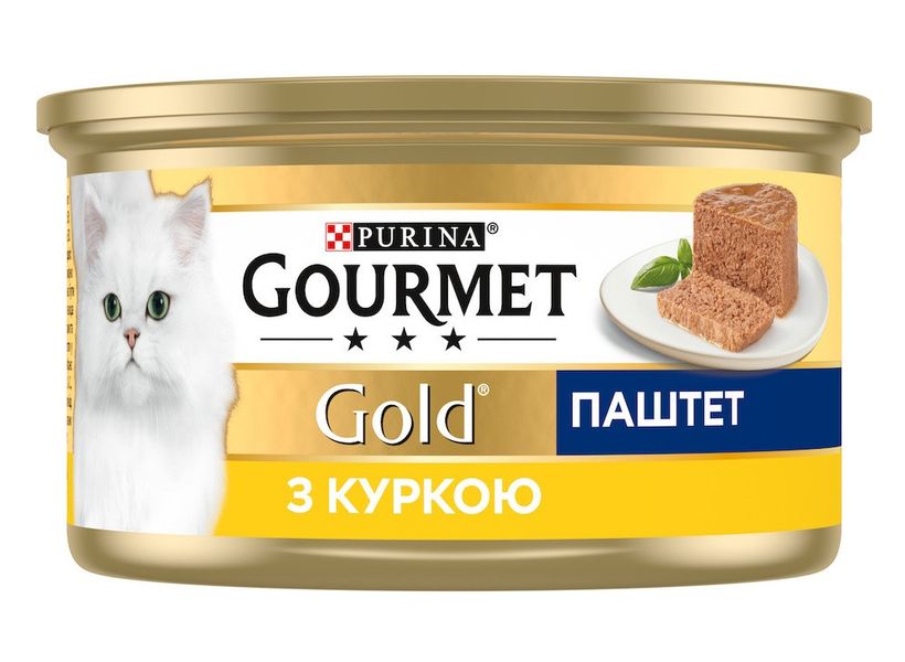 Консерва Gourmet Gold (Гурме Голд) для кошек паштет с курицей мус 85 г 381494 фото